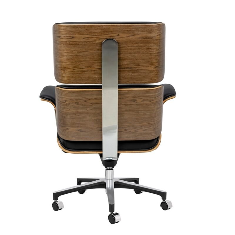 fauteuil bureau noir lounge business